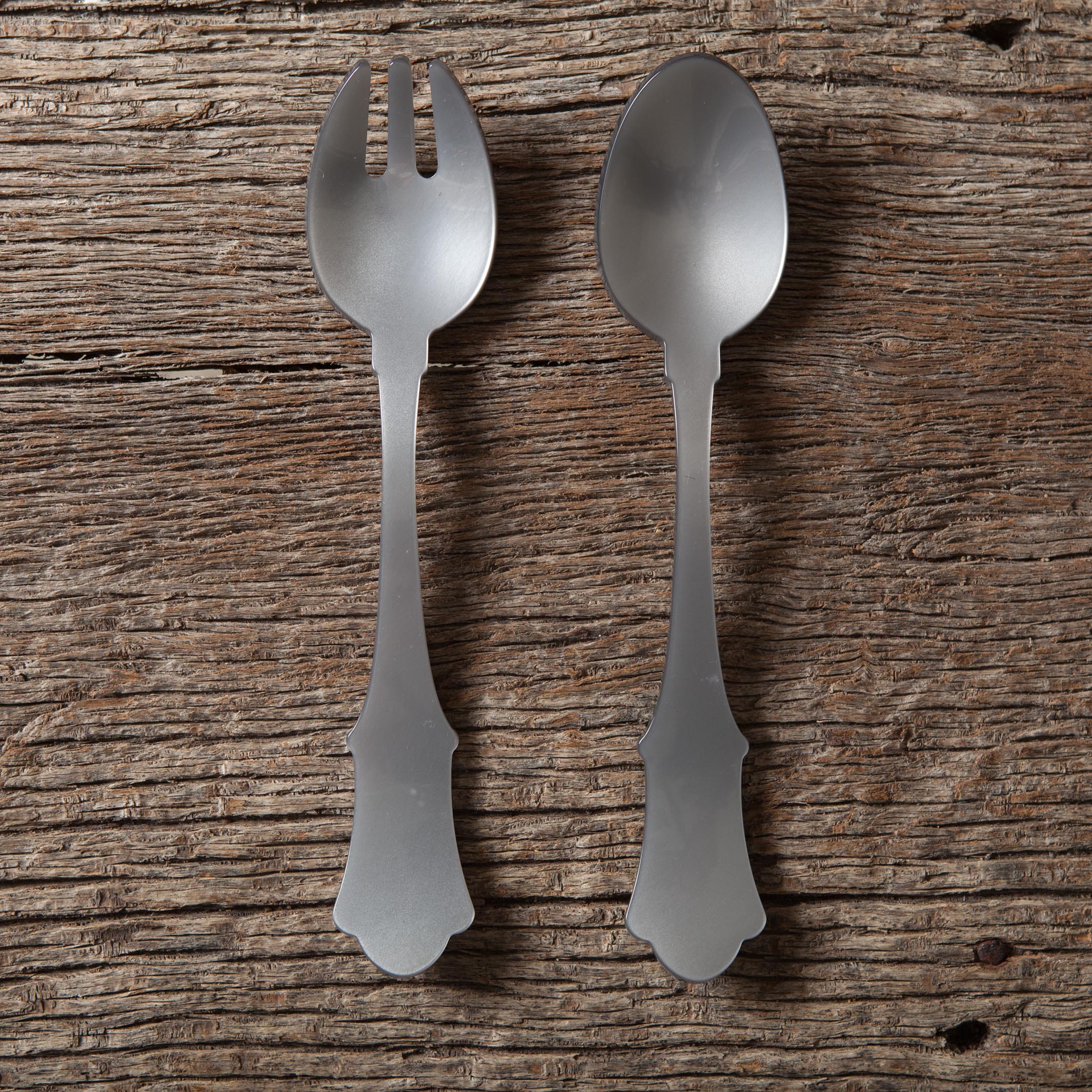 Grey Salad Serving Set