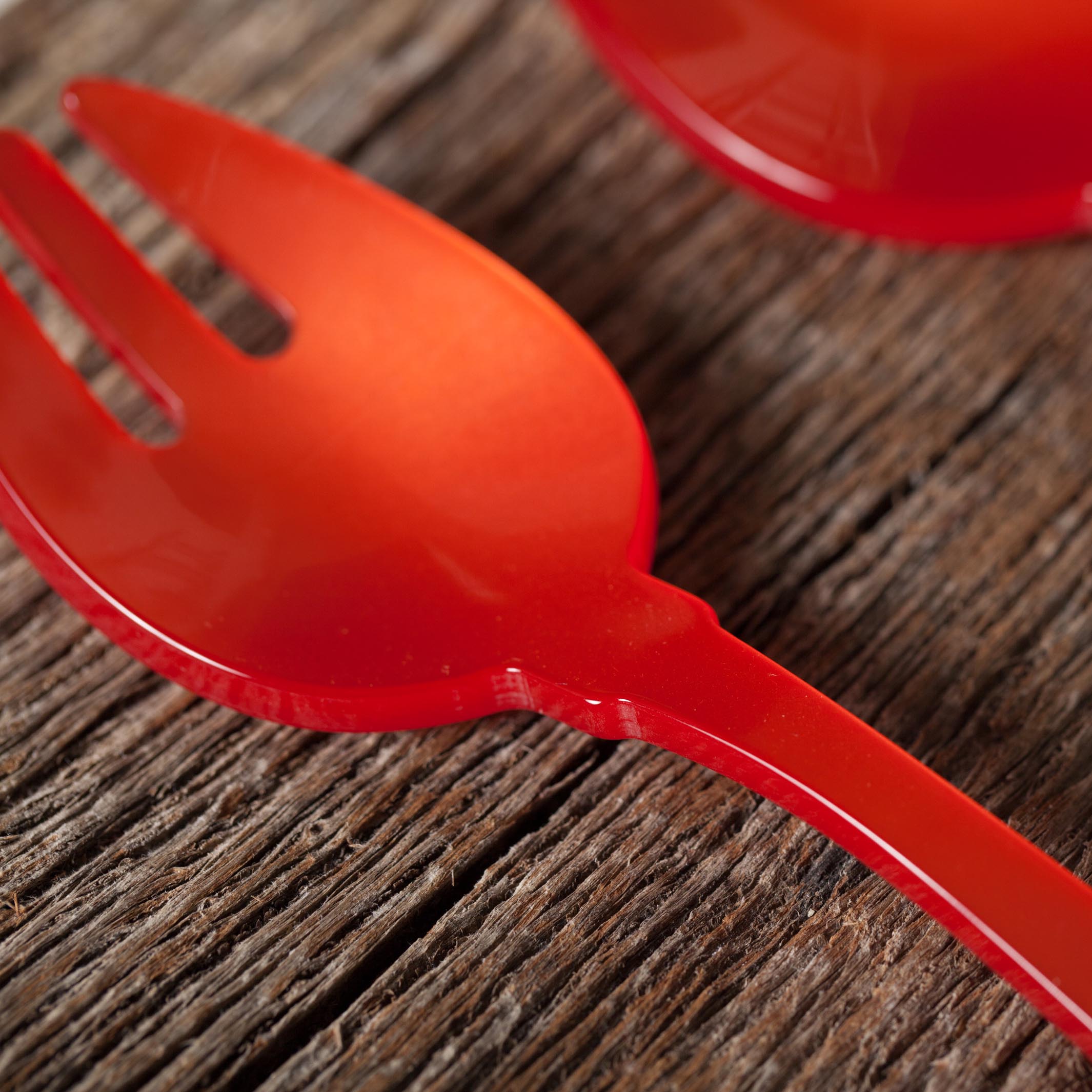 Set para Servir Ensalada Naranja