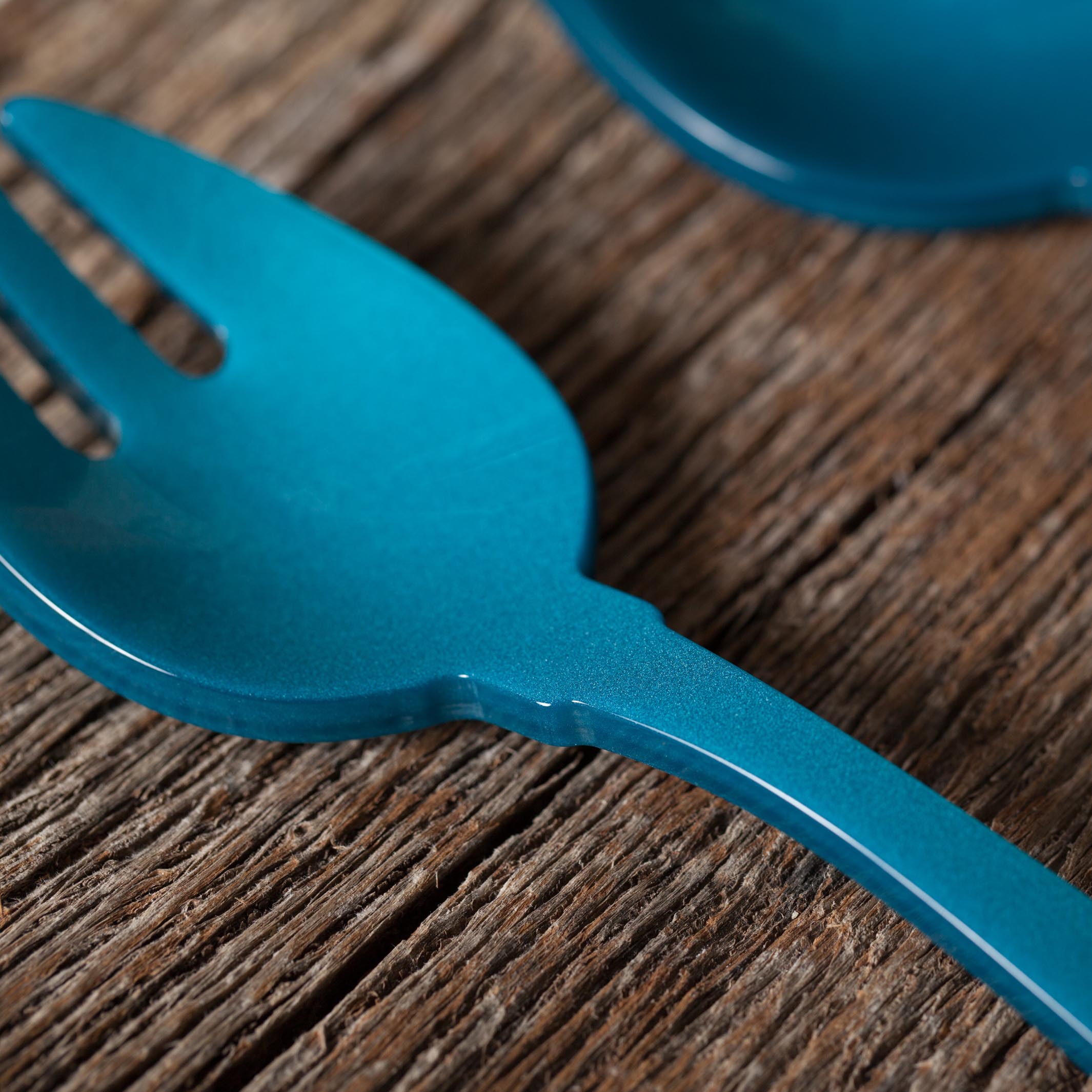 Turquoise Salad Serving Set