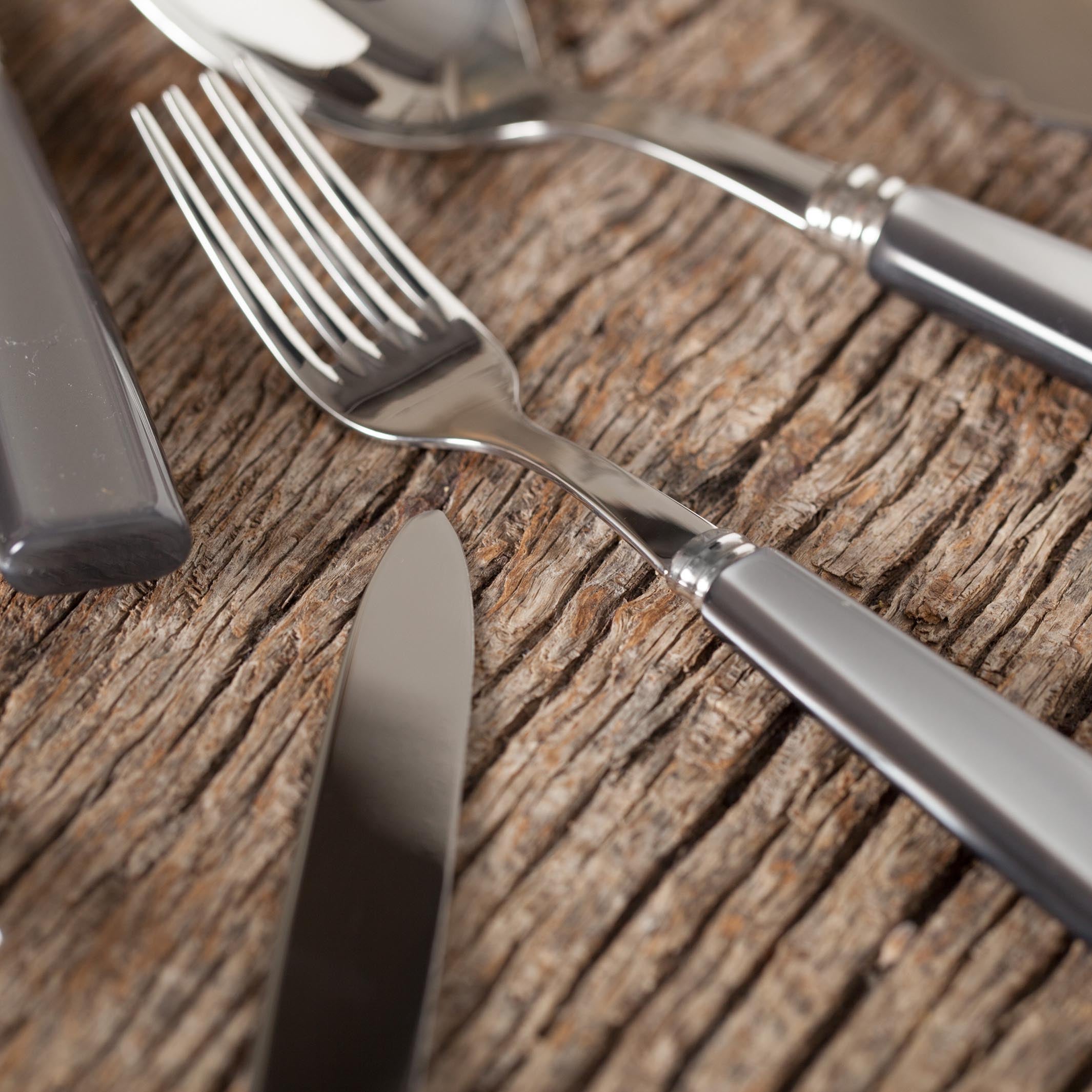 Cubertería Icon Gris 86 piezas