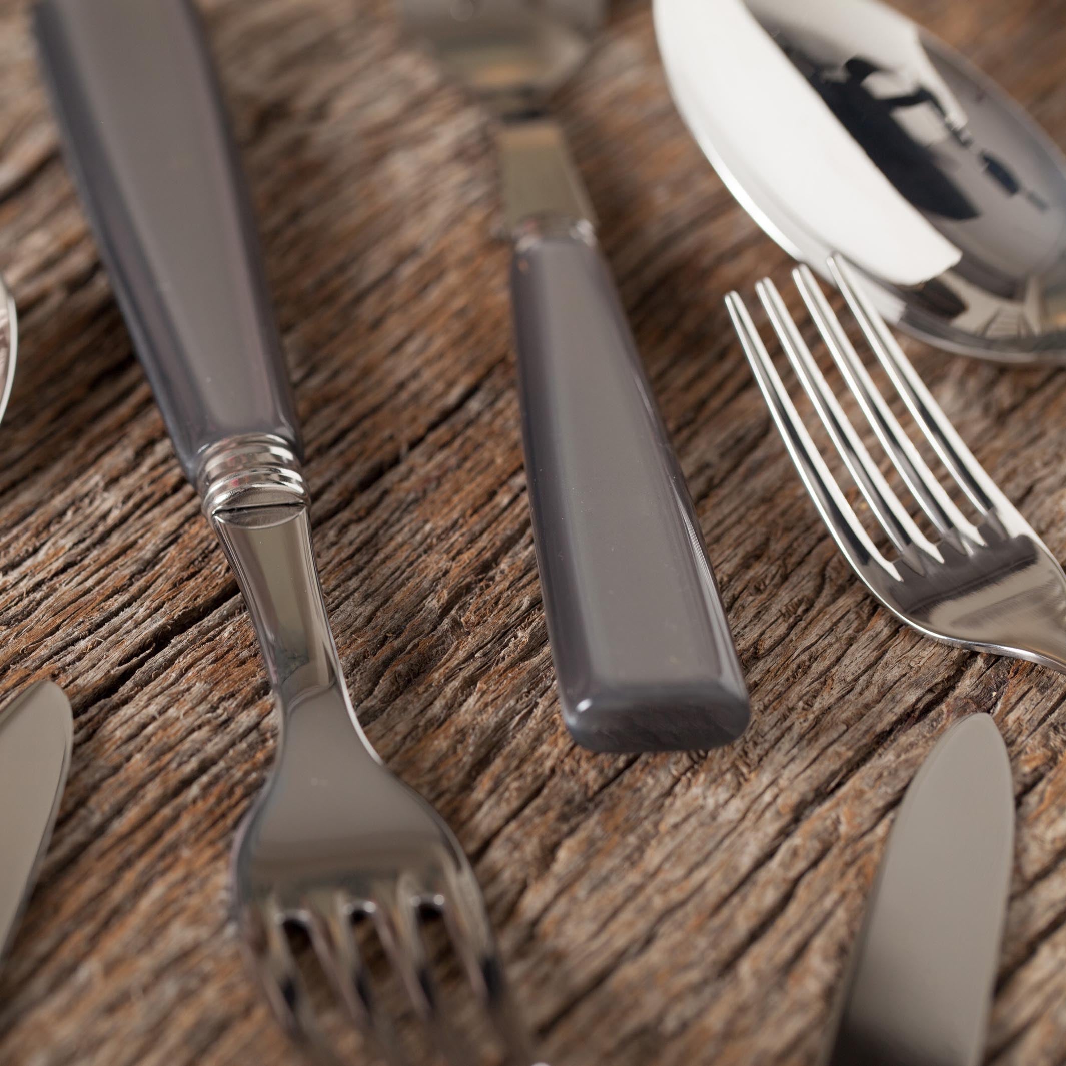 Cubertería Icon Gris 86 piezas