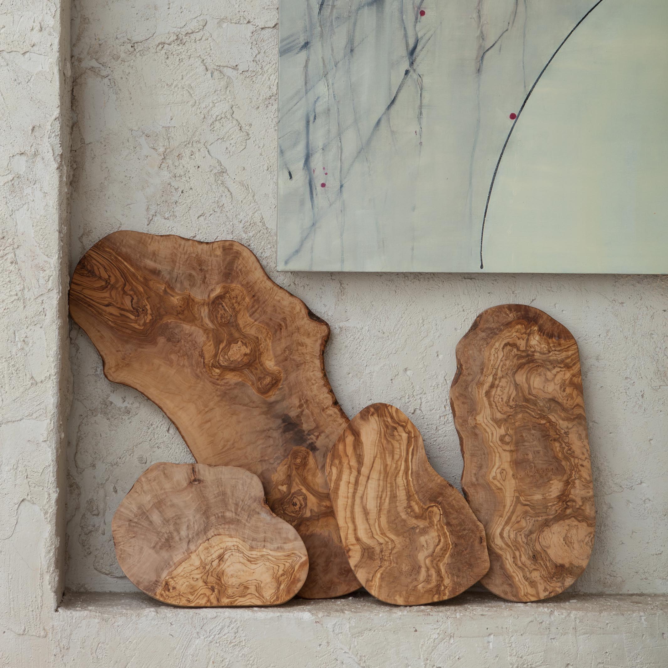 Tabla de Madera de Olivo L