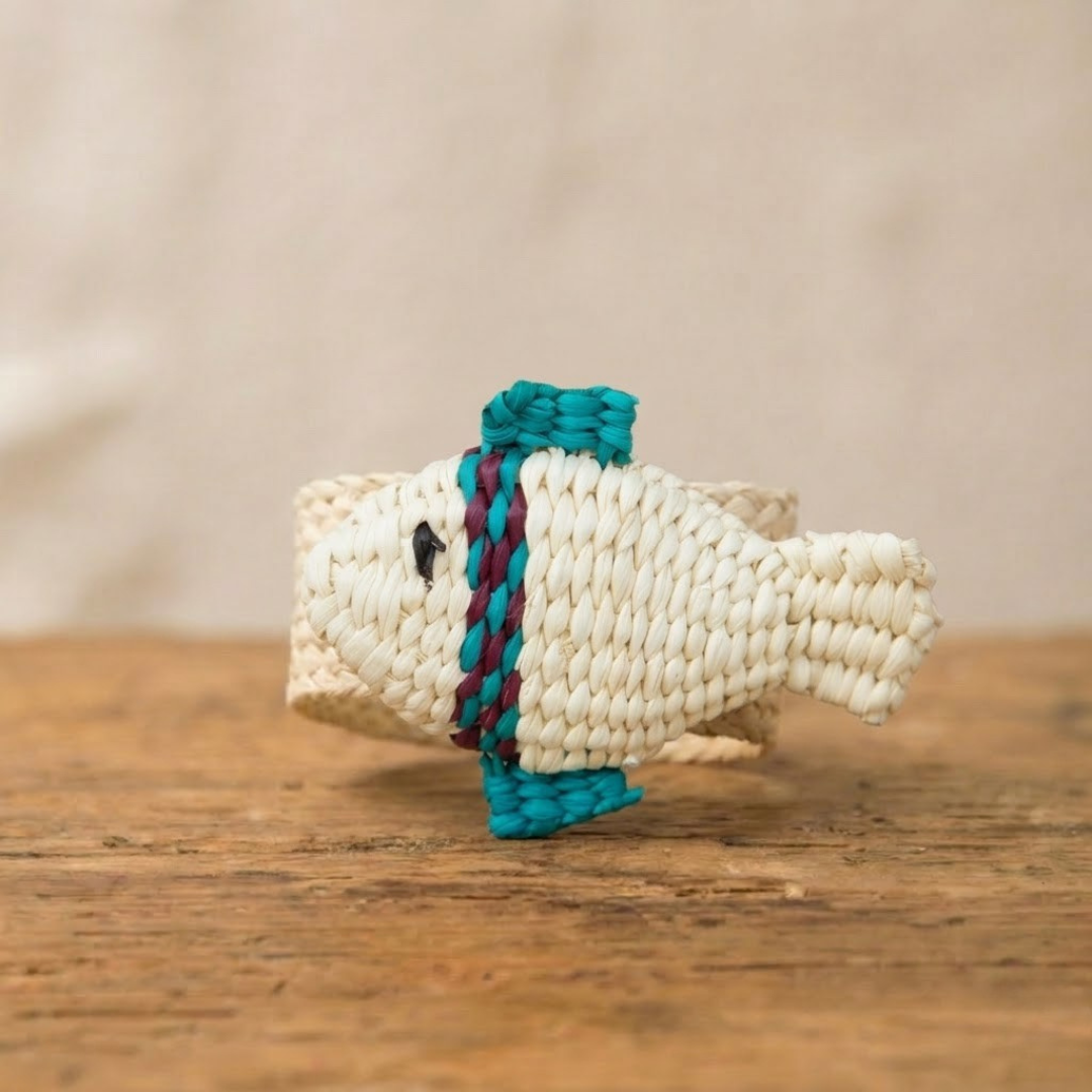 Servilletero Pez Natural