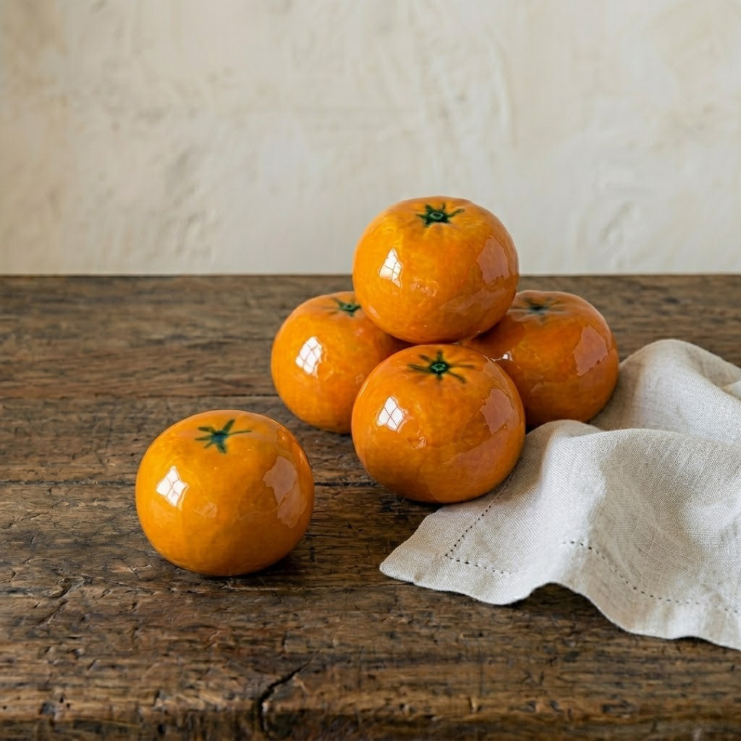 Mandarina de Cerámica