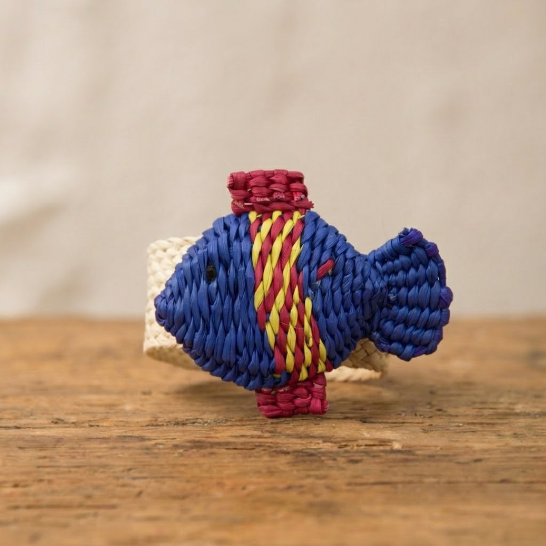 Servilletero Pez Azul