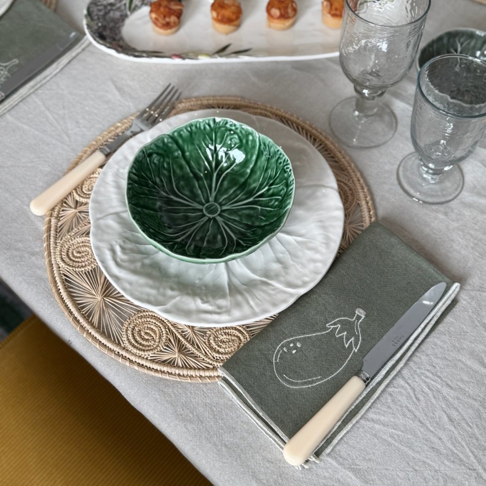 Set 4 Servilletas de Lino - Verduras