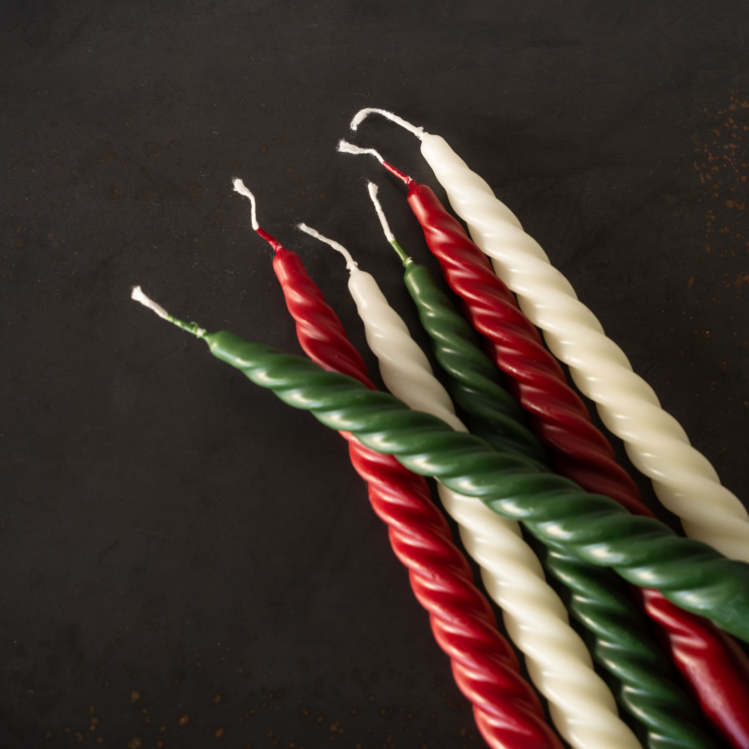 Box x6 Curly Candles