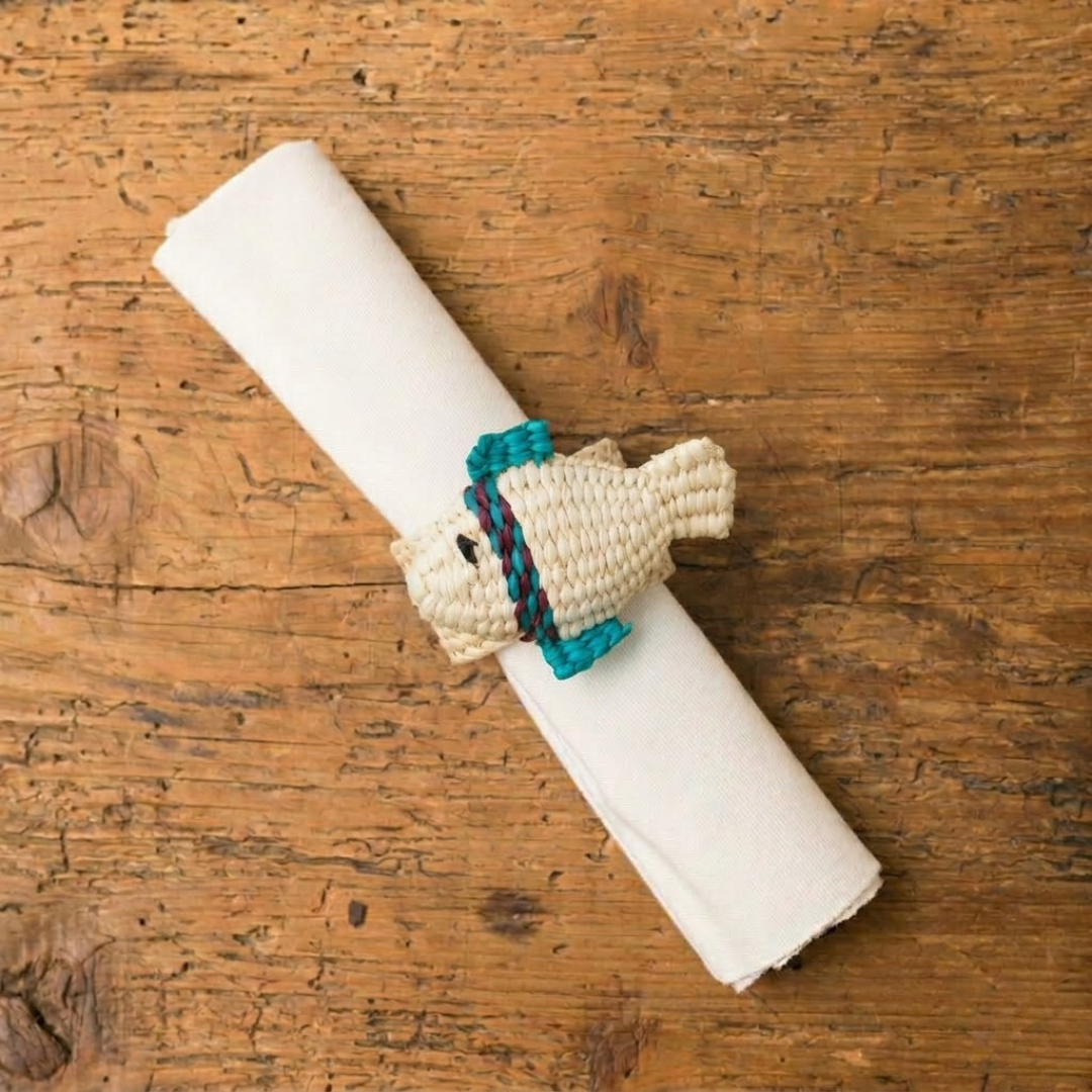 Servilletero Pez Natural