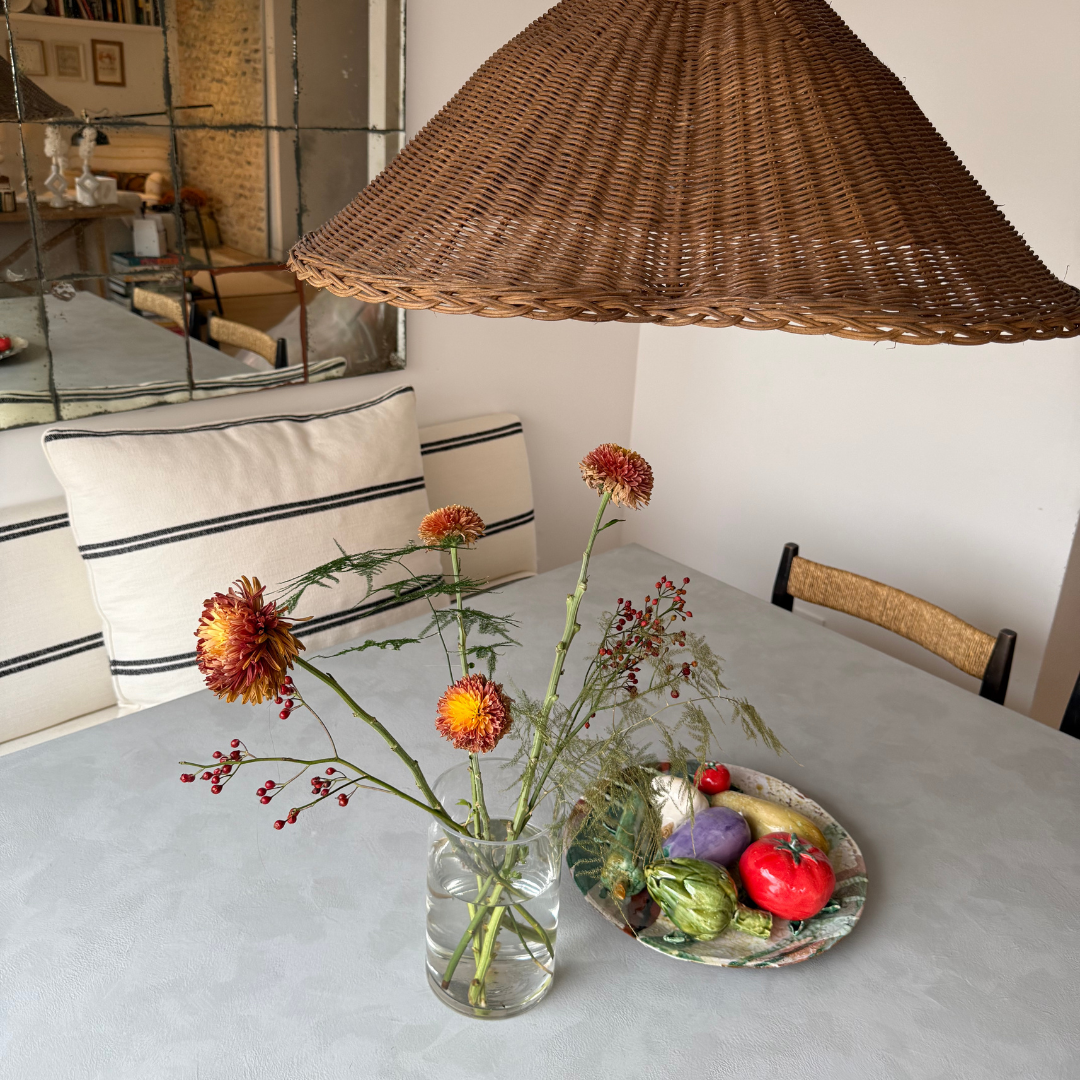 Plato de Engaño M con Verduras de Cerámica