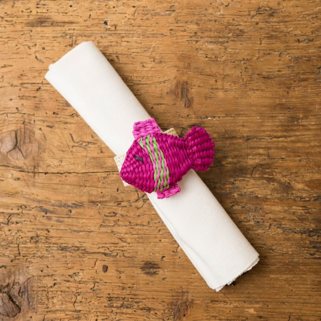 Servilletero Pez Rosa