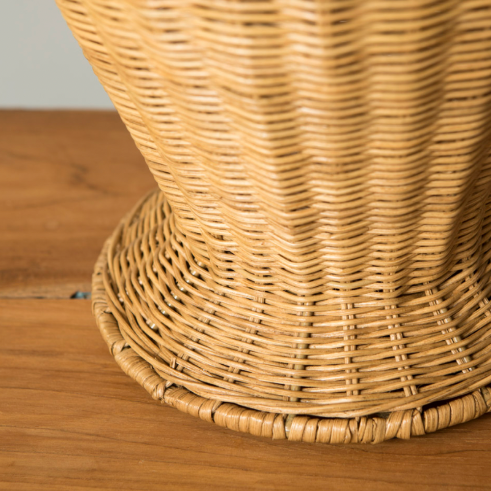 Pantalla Charlotte Grande de Ratán Natural