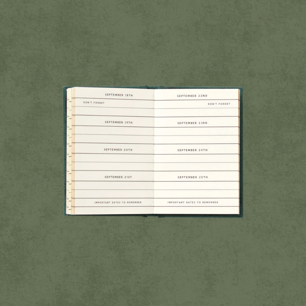 Dates People Get Mad If I Forget Tiny Diary