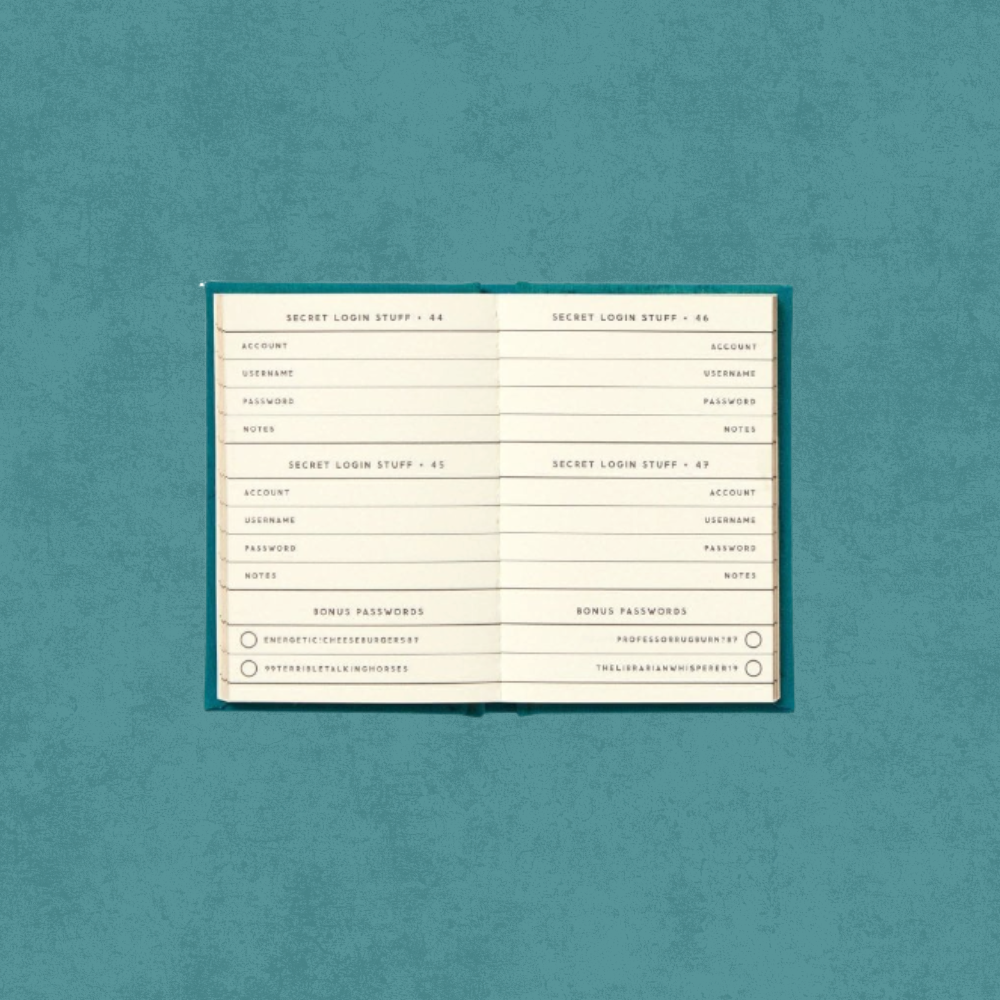 Definitely Not My Password Tiny Diary