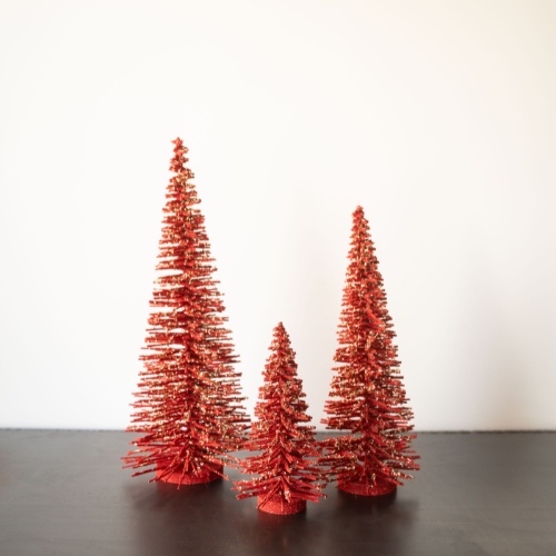 Arbol de Navidad Rojo S