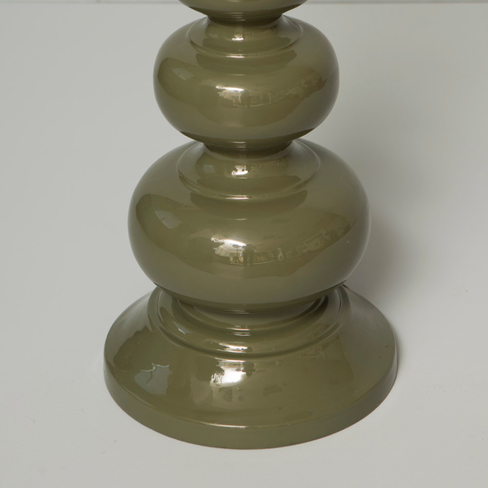 Lámpara de Pie de Madera Tucana Verde