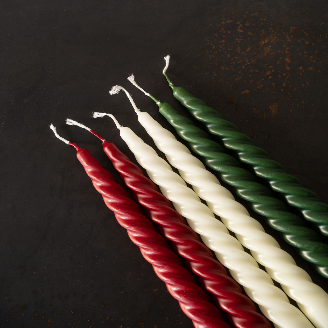 Box x6 Curly Candles