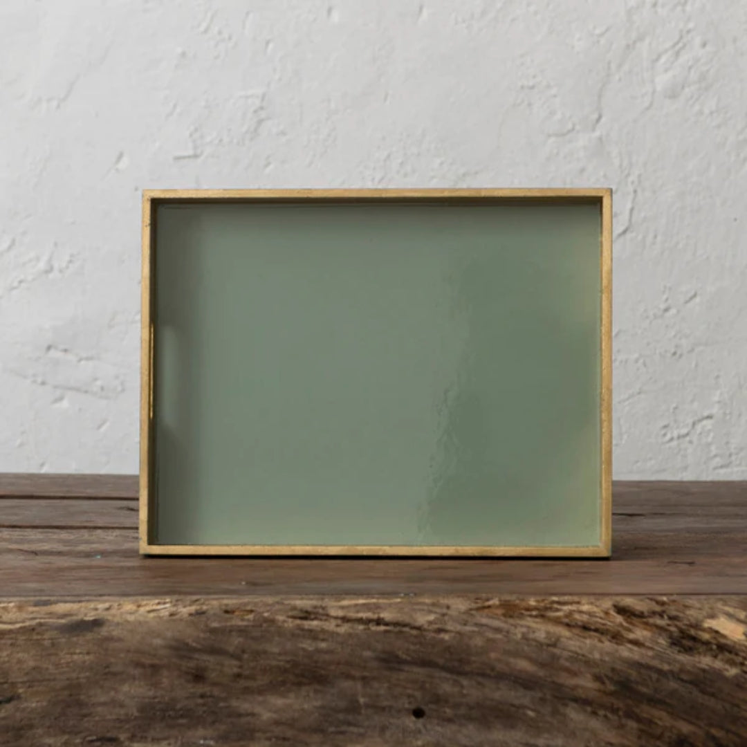 Lacquered Set - Olive Green