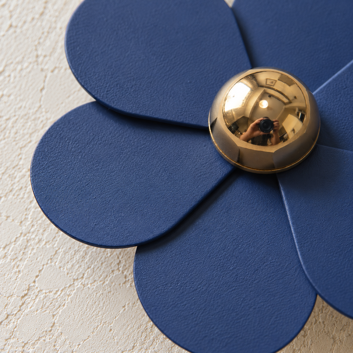 Blue Flower Applique 30cm