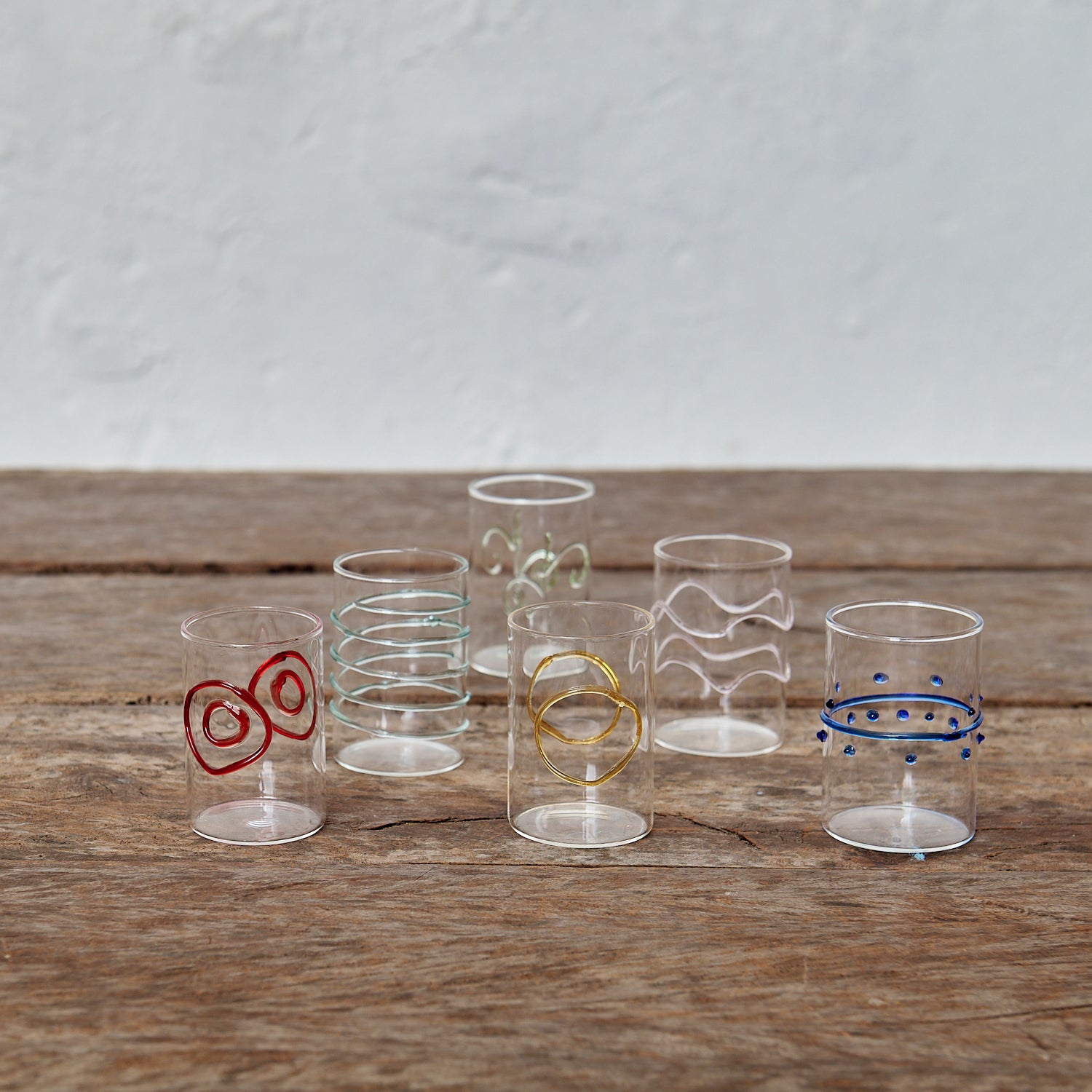 Deco Arlecchino Set 6 pcs Shot Glasses