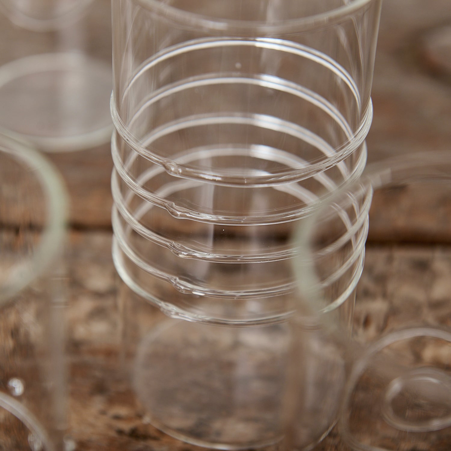 Deco Clear x6 Longdrink Assorted Glasses