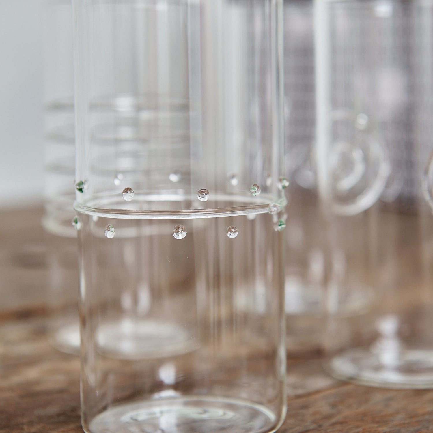 Deco Clear x6 Longdrink Assorted Glasses