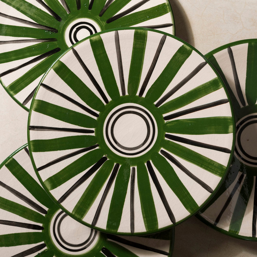 Plato Llano Safi Verde