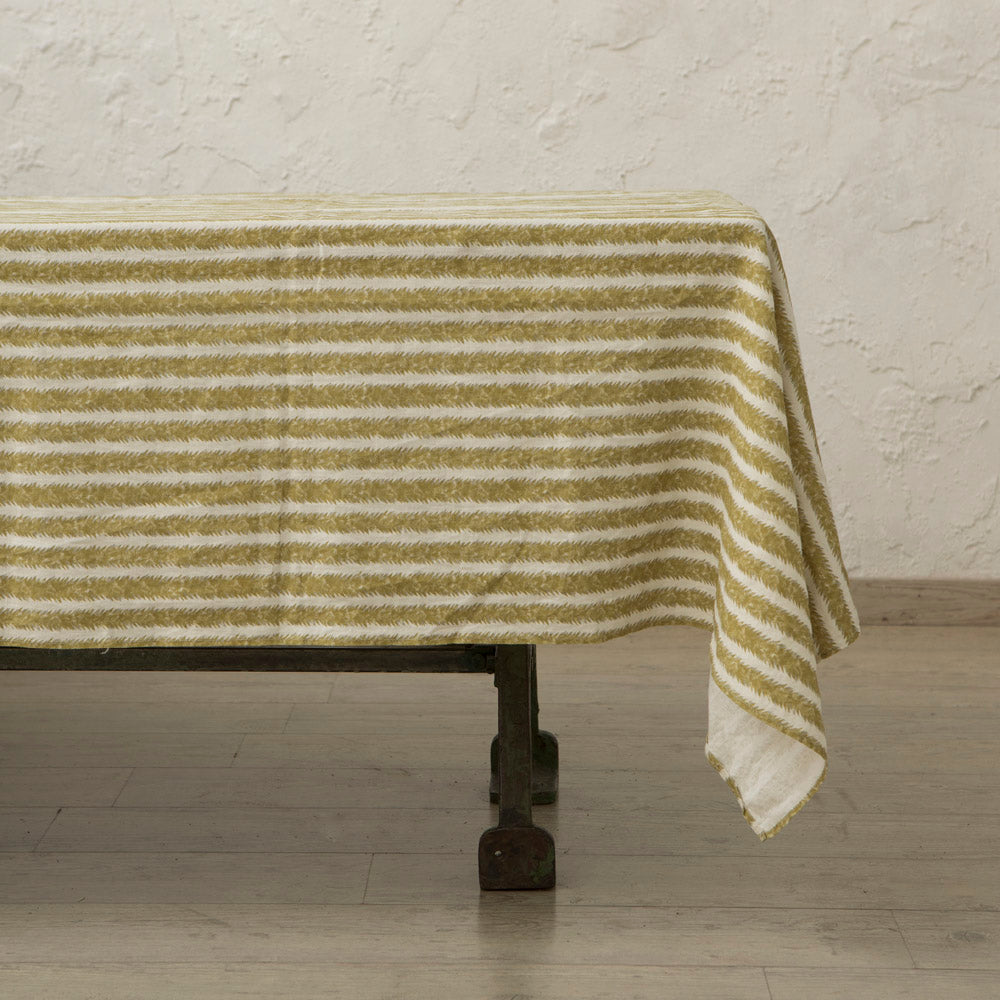 Mantel de Lino Natural Atria Mini Amarillo