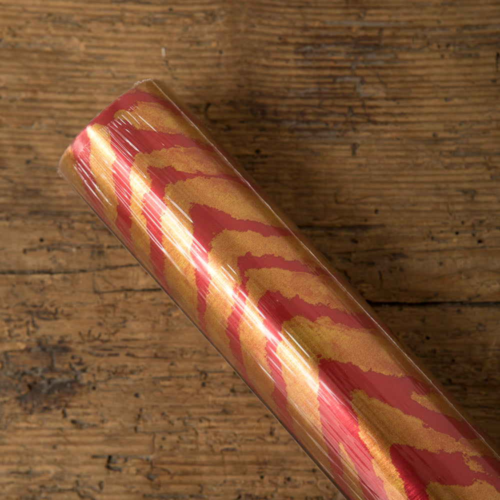 Go Wild Red &amp; Gold Wrapping Paper