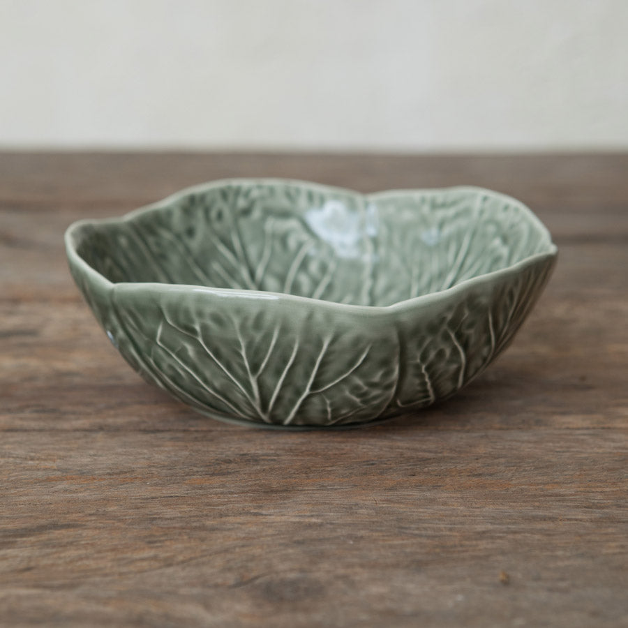 Bordallo Leaf Bowl Olive Green XS