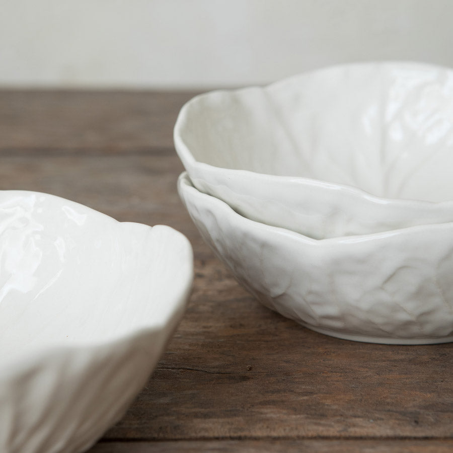 White Bordallo Leaf Bowl XS