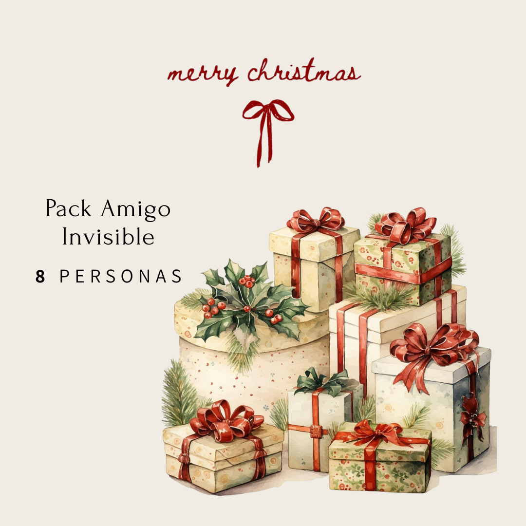 Pack Amigo Invisible 8 Personas