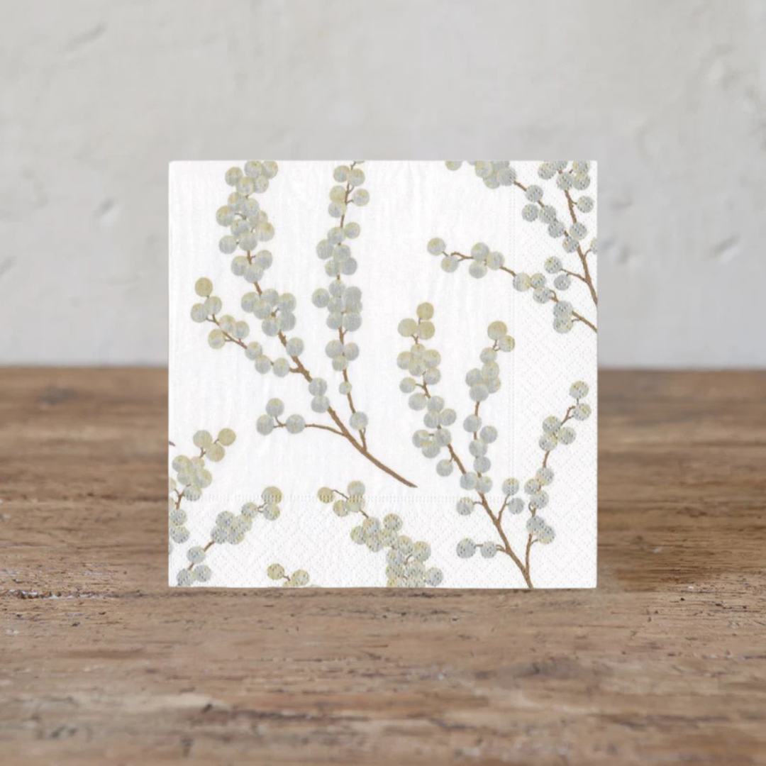 Berry Branches Paper Food Napkins