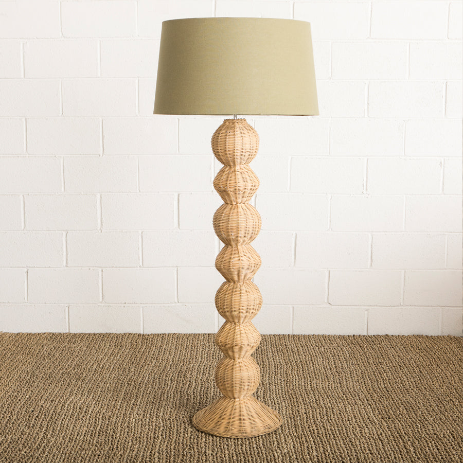 Ziggy Rattan Floor Lamp