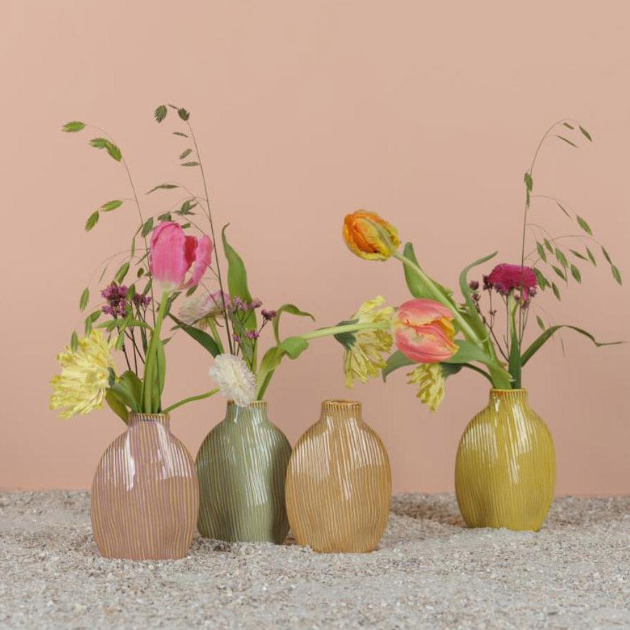 Set of 4 Ceramic Vases