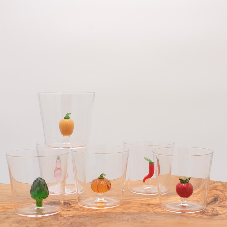 Veggies glasses 6 pcs