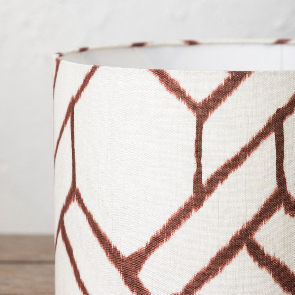 Tanzania Bordeaux Lampshade 40cm