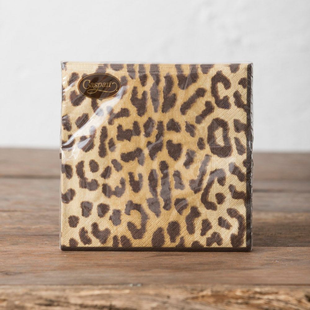 Leopard Paper Lunch Napkins