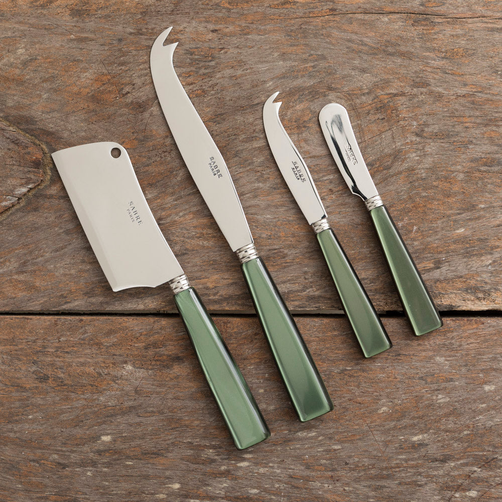 Dark Green Icon Cheese Knife Set