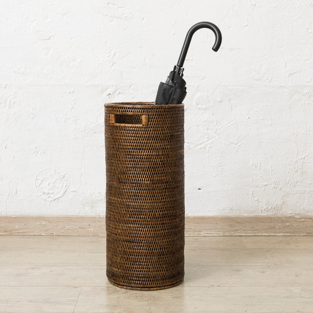 Rattan umbrella stand