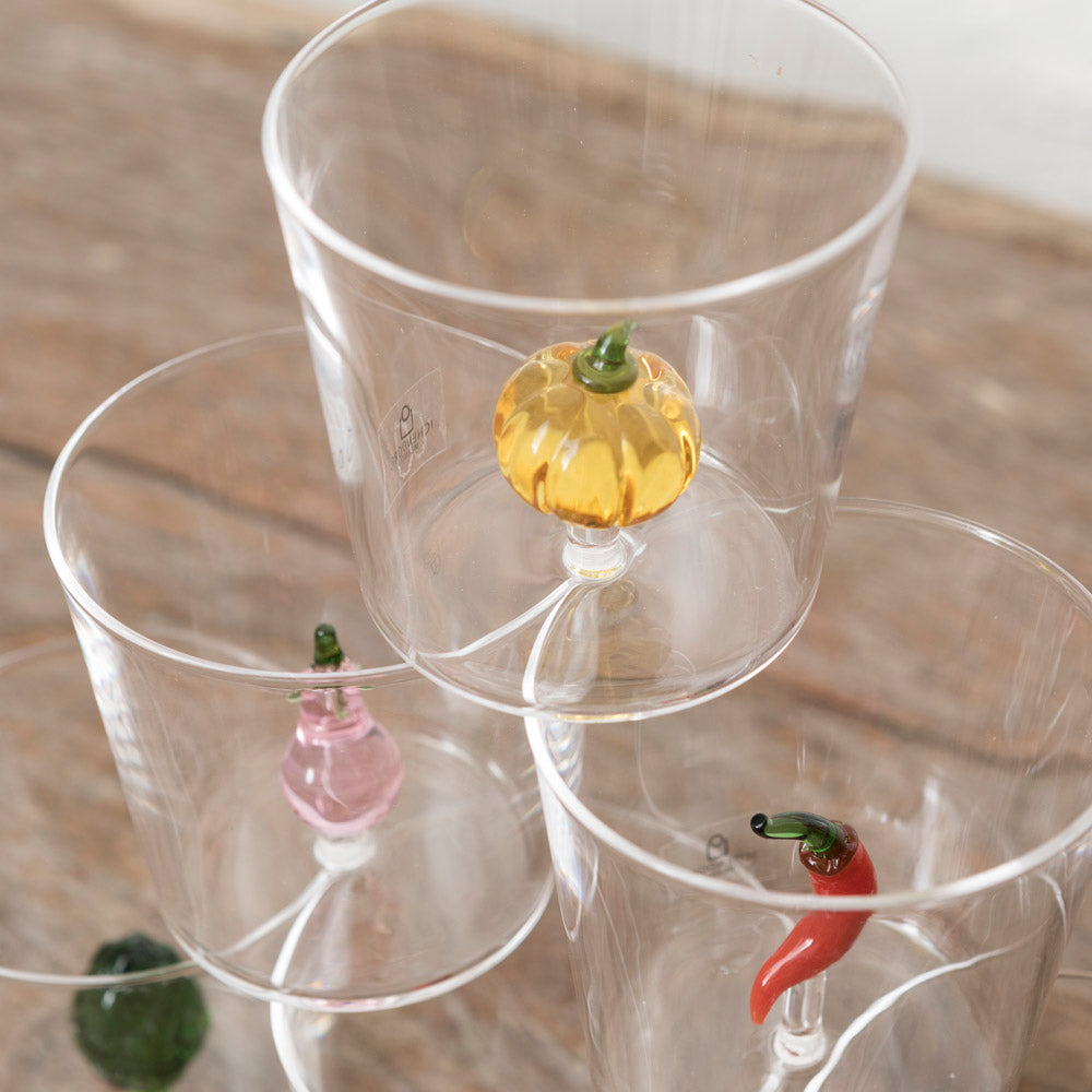 x6 Glass Vegetable Glasses