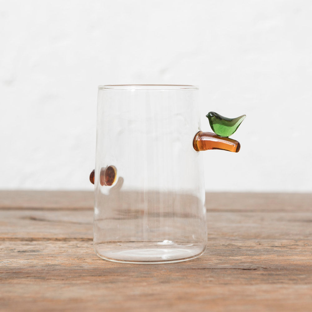 Small Green Bird Vase