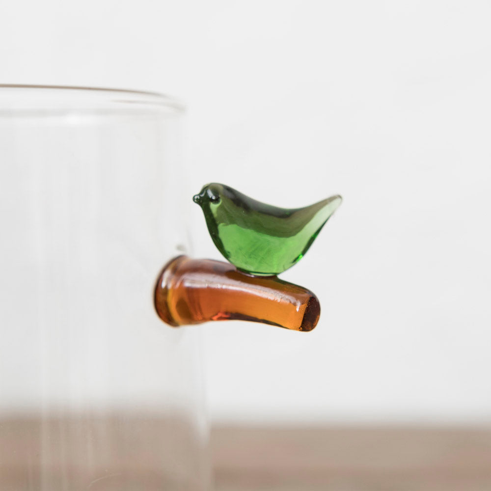 Small Green Bird Vase