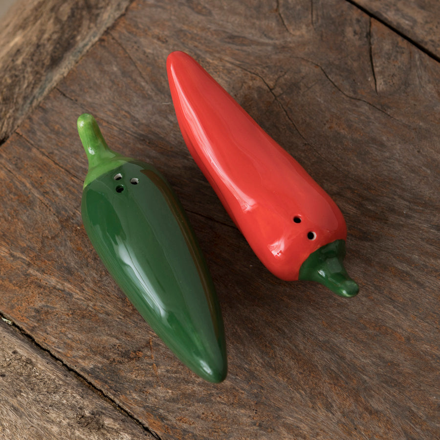 Jalapeño Salt and Pepper Shaker Set