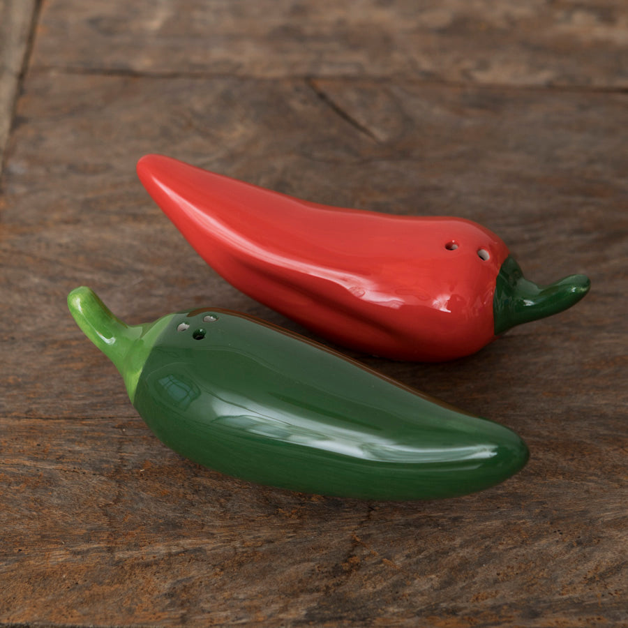 Jalapeño Salt and Pepper Shaker Set