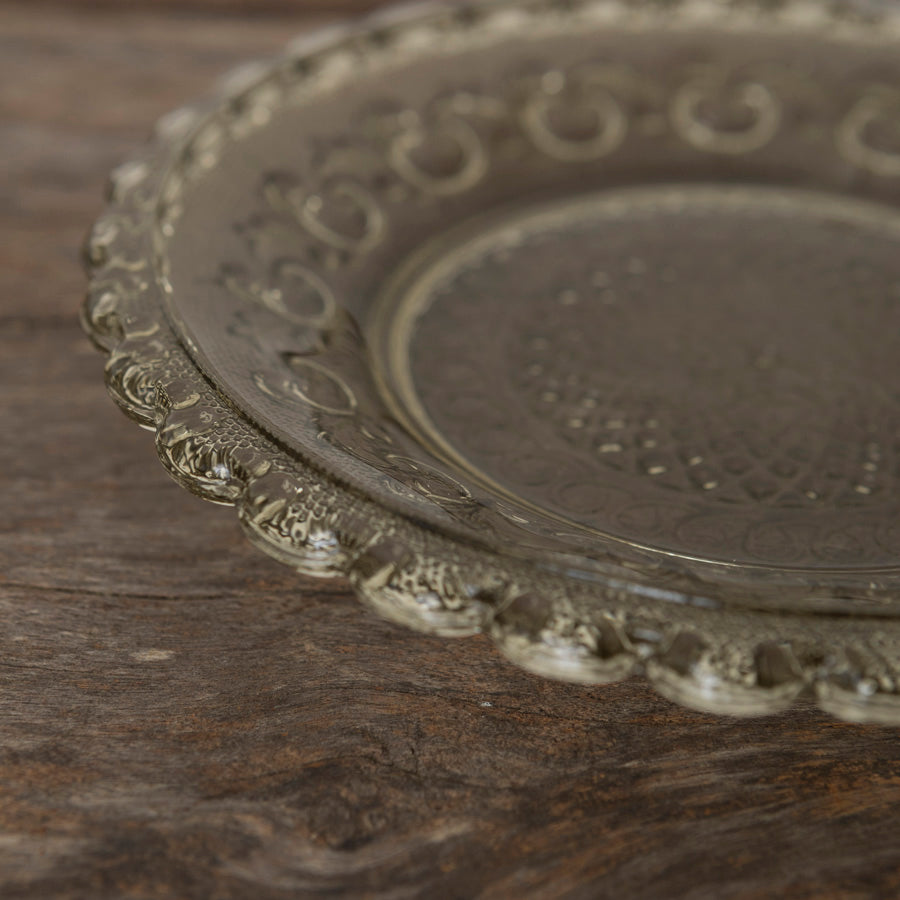 Fleur de Lys Champagne Plate