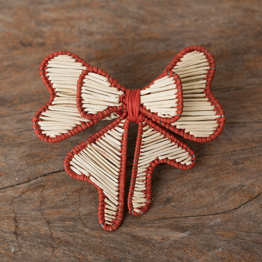 Red Bow Napkin Holder