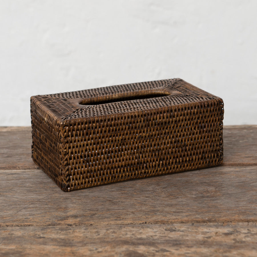 Rattan Tissue Box