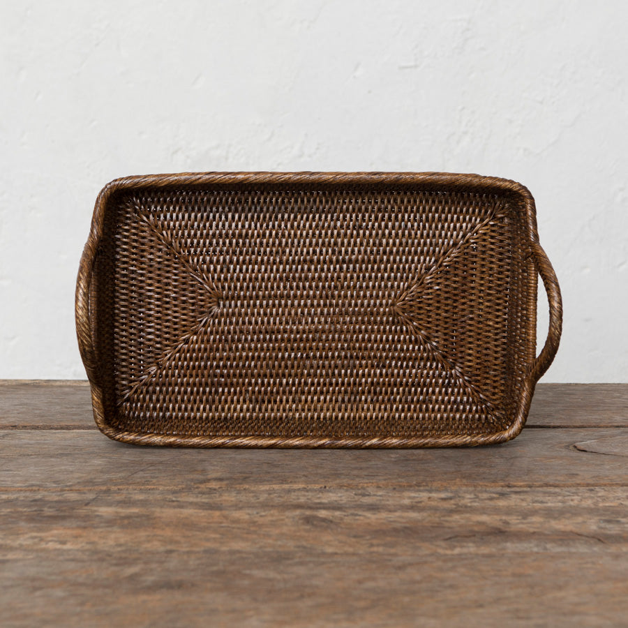 Bandeja Rectangular Rattan M