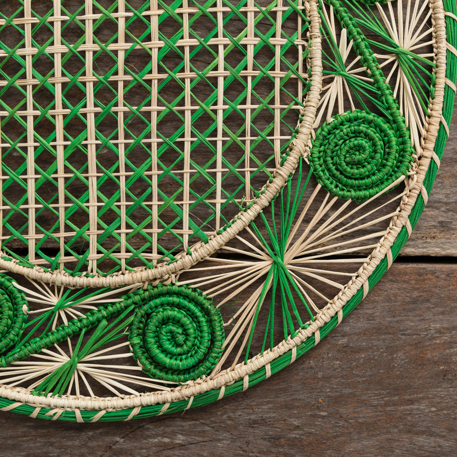 Green Circular Placemat