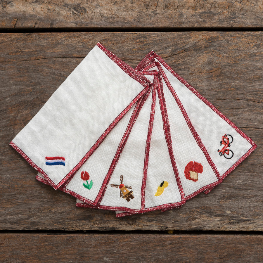 Linen Cocktail Napkins - Holland